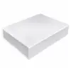 14-3/8X10-3/4X3-1/8 GLOSS WHITE MAGNETIC BOX