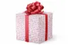 24X417 GW-9161 S2 WITH LOVE FROM SANTA ON WHITE