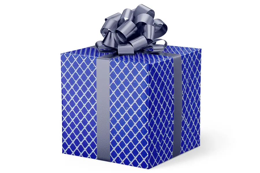 24X417 EM-9648 S95 BLUE/SILVER DIAMOND FOIL