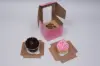 4X4X4 STRAWBERRY CUPCAKE BOX W/WIND 1 CUP