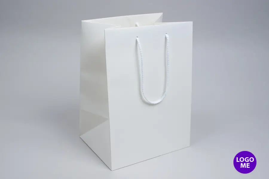 10X8X14 MATTE LAM WHITE EUROTOTE