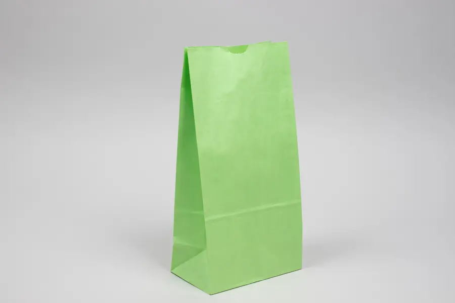 8#  6 1/4 X 3 13/16 X 12 1/2 LIME GREEN SOS BAG