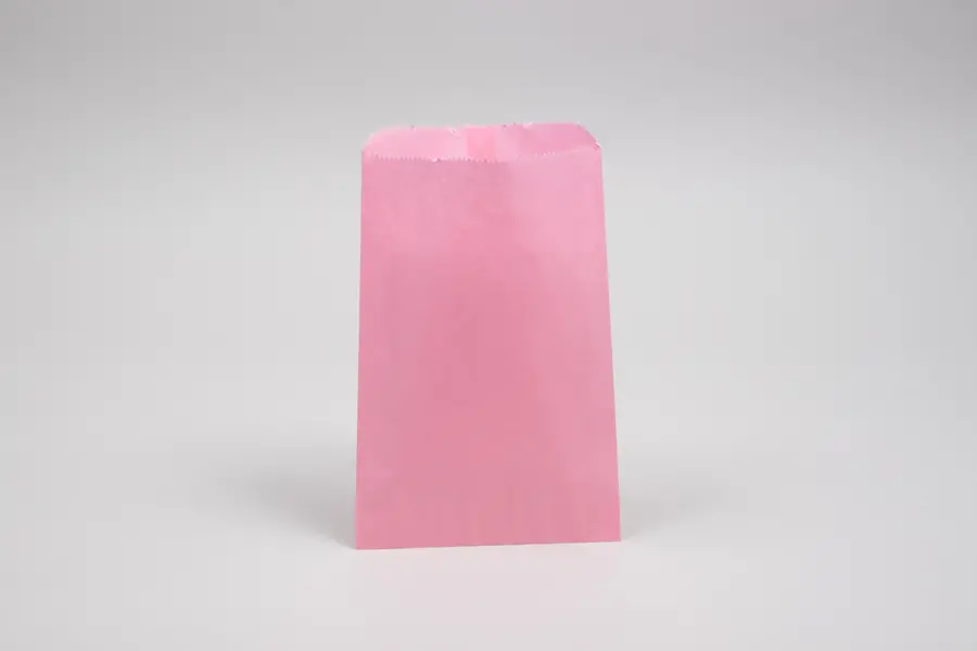 6.25 X 9.25 PAPER MERCH BAG - PETAL PINK