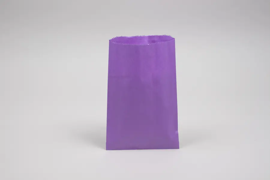 6.25 X 9.25 PAPER MERCH BAG - PURPLE