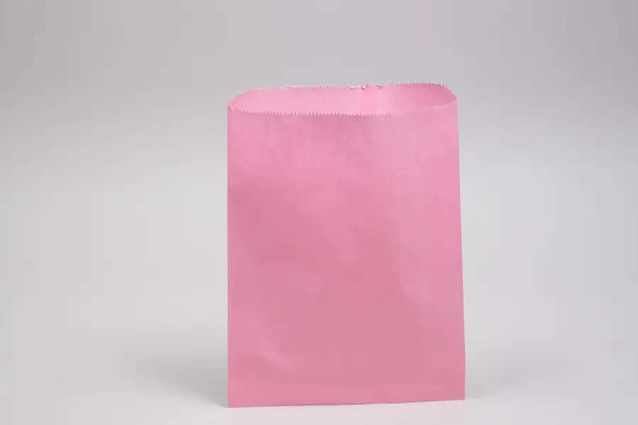 8.5 X 11 PAPER MERCH BAG - PETAL PINK
