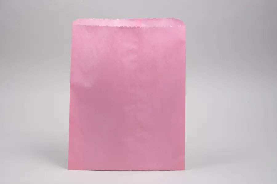 12 X 15 PAPER MERCH BAG - PETAL PINK