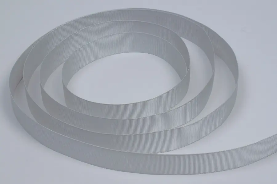 7/8X100YD GROSGRAIN SHELL GREY