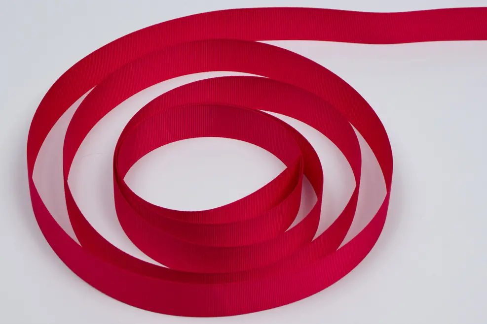 7/8X100YD GROSGRAIN SCARLET