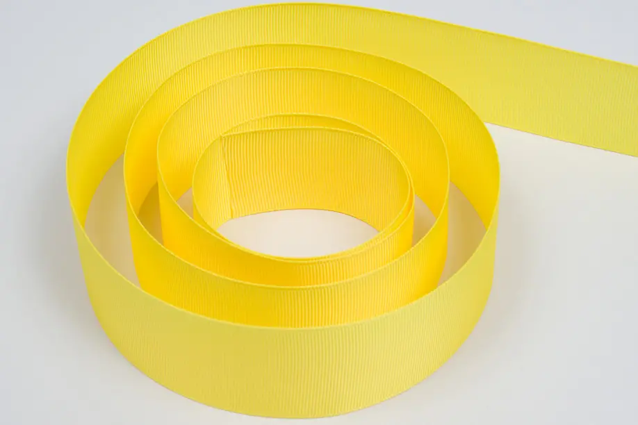 1-1/2X100YD GROSGRAIN LEMON