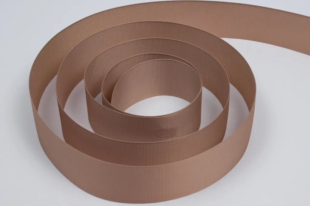 1-1/2X100YD GROSGRAIN TAUPE