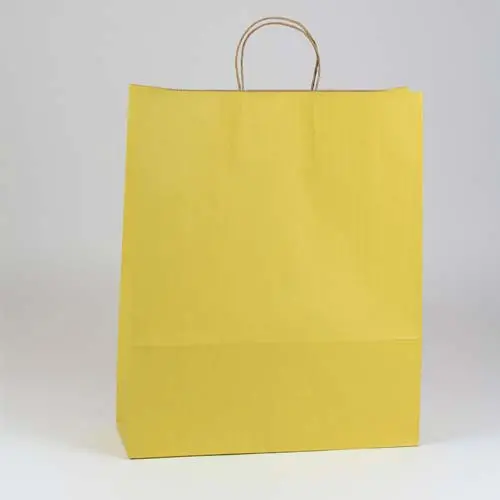 16X6X19 SHOP BAG MELLOW YELLOW