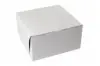 10X10X5 1PC BAKE BOX WHITE-NO WINDOW