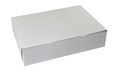 15X11X3.5 1PC BAKE BOX WHITE-NO WINDOW