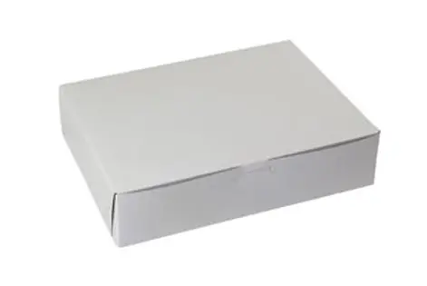 19X14X4 1PC BAKE BOX WHITE-NO WINDOW