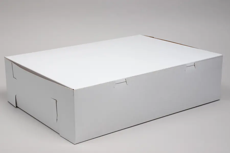 19X14X5 1PC BAKE BOX WHITE - NO WINDOW