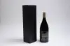 4-1/2 X 4-1/2 X 16-3/4 MAGNUM BOTTLE BO X  BLACK LINEN 1 BOT