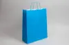12-1/2 X 4-3/4 X 15-3/4 TINTED PROCESS BLUE SHOP BAG