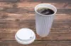 16OZ HOT GROOVE PAPER CUP WHITE