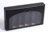 9 X 5-3/8 X 1-3/8 WINDOW BOX BLACK LINEN 6 BOT W/INSERT