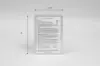 HOUSTONS 5.25X8 MENU SLEEVE W/INSERTS