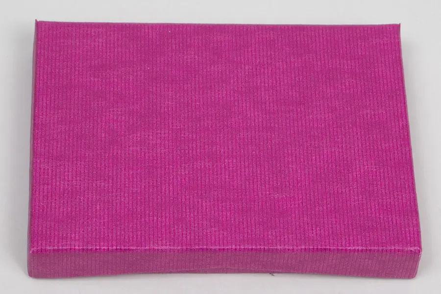 4-5/8X3-3/8X5/8 FUCHSIA RIB PAPER POP UP INSERT
