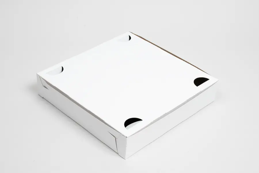 9 X 9 X 2 WHITE 1PC PIZZA BOX