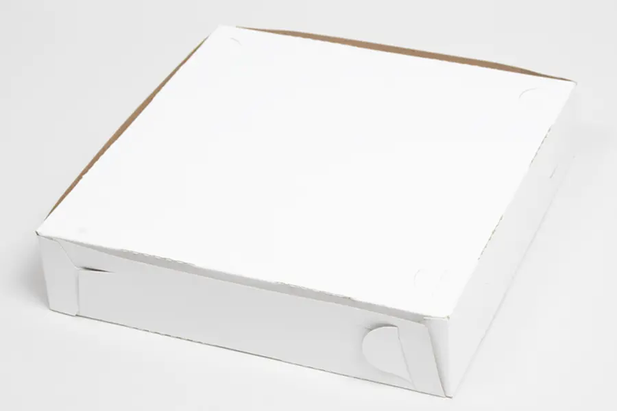12 X 10 X 2 WHITE HEAVY 2PC PIZZA BOX
