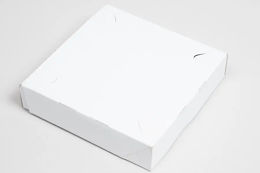 7 X 7 X 1-1/2 WHITE 1PC AUTO PIZZA BOX
