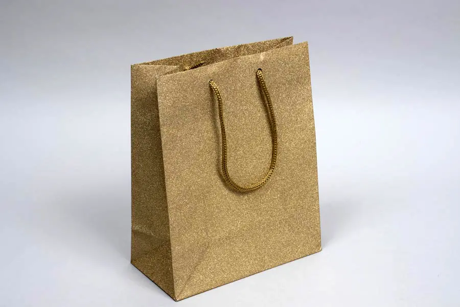 8 X 4 X10 GOLD STARDUST SPARKLE EUROTOTE