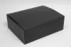 13-3/4 X 10-7/8 X 4-3/4 BLACK LINEN EXEC TUCK BOX