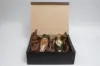 13-3/4 X 10-7/8 X 4-3/4 BLACK LINEN EXEC TUCK BOX