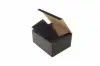 9-7/8 X 7-7/8 X 4-3/4 BLACK LINEN EXEC TUCK BOX W/BOTTOM BOARD