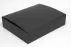 13-3/4 X 10-7/8 X 3-1/8 BLACK LINEN EXEC TUCK BOX