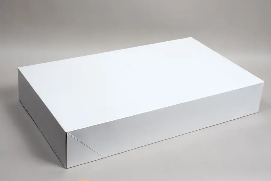 24X14X4 WHITE APPAREL BOX