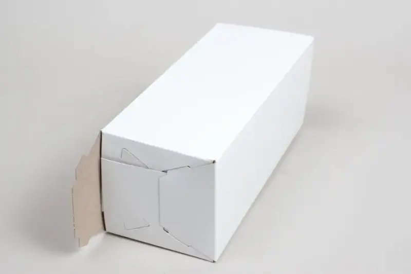 4x4x9 White Gloss Hi-Wall Folding Gift Boxes *Lids Sold Separately*