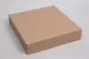 10.5X10.5X2.5 NATURAL KRAFT GIFT BOX