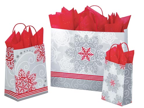 Paper Ping Bags Printed Designs Christmas Lace Paper Ping Bags