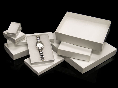 MC - Paper Boxes - Jewelry - White Gloss