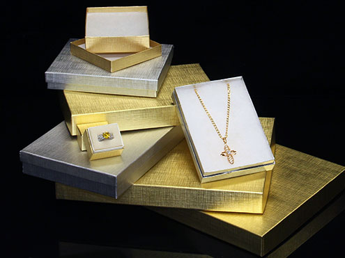 MC - Paper Boxes - Jewelry - Textured Foils
