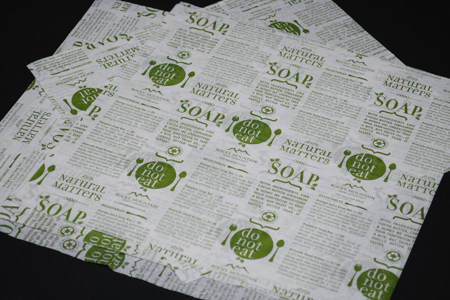 Custom Printed Wax Sheets - Rocky Mountain Soap Co