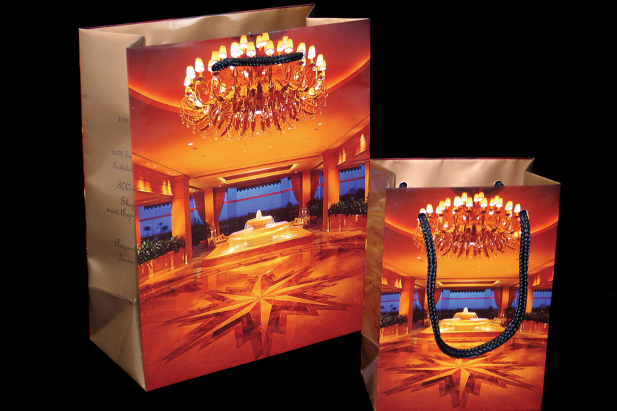 Custom 4 Color Process Printed Eurotote Bags - Phoenician Resort