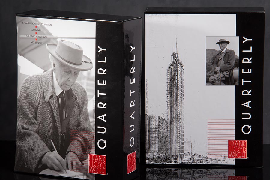 Custom Digitally Printed Book Box Sleeve - Frank Lloyd Wright