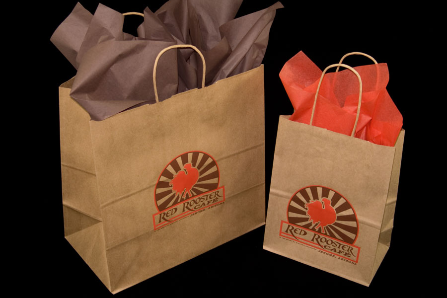 Take out bags with logo picture