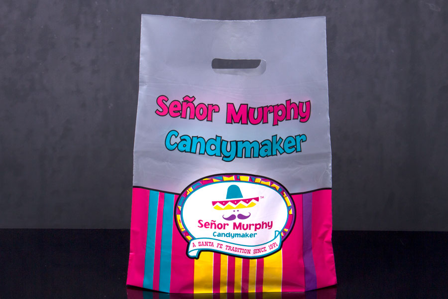 Custom Printed Clear Plastic Merchandise Bags - Senor Murphy