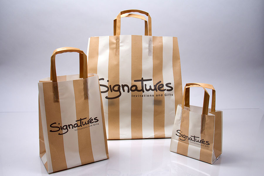 Custom Printed Plastic Shopping Bags & Plastic Eurotote Bags