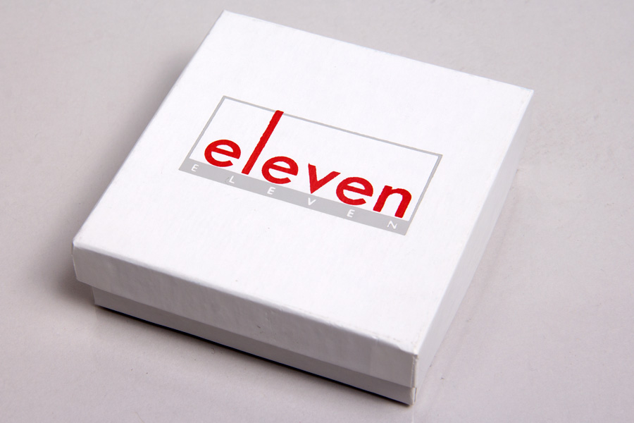 Custom 2 Color Hot Stamp Printed Jewelry Boxes - Eleven Eleven