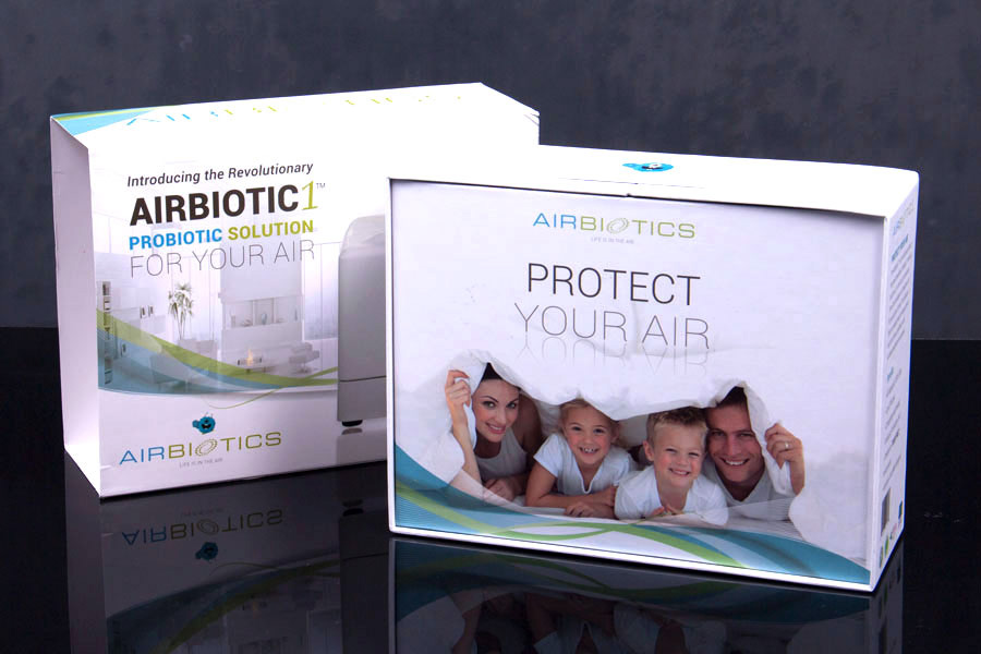 Custom Ink Printed Product Box - Airbiotics