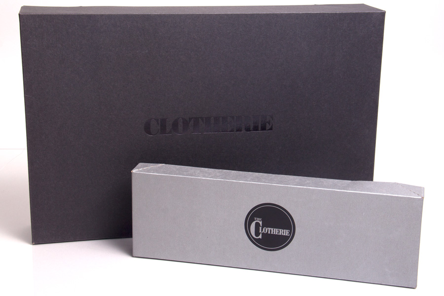 Custom Printed Apparel Boxes with Hot Stamp Printing - Clotherie
