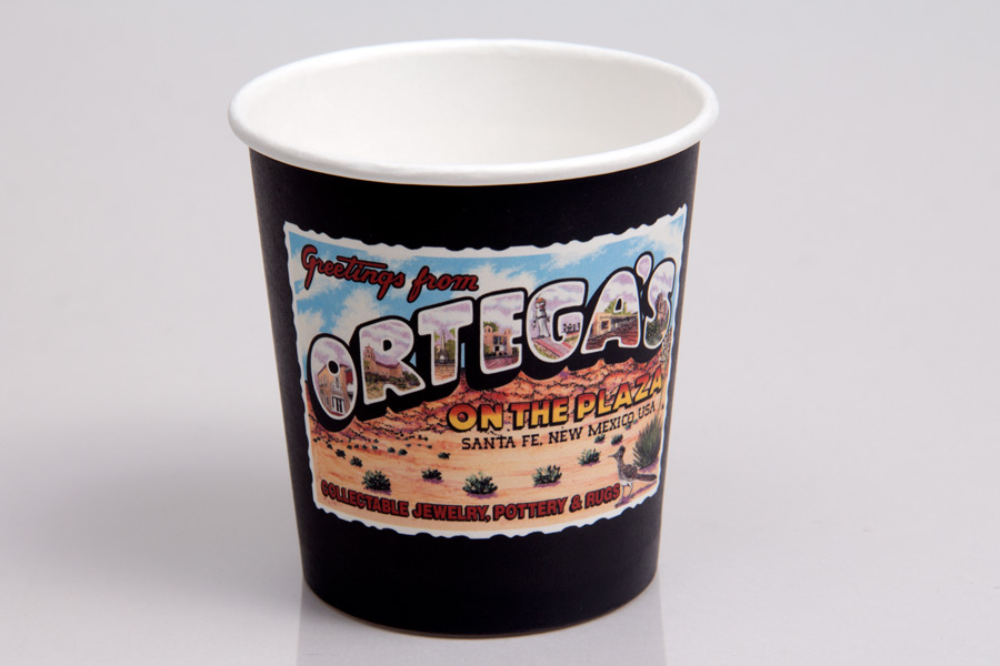 Custom 4 Color Process Coffee Cups - Ortegas