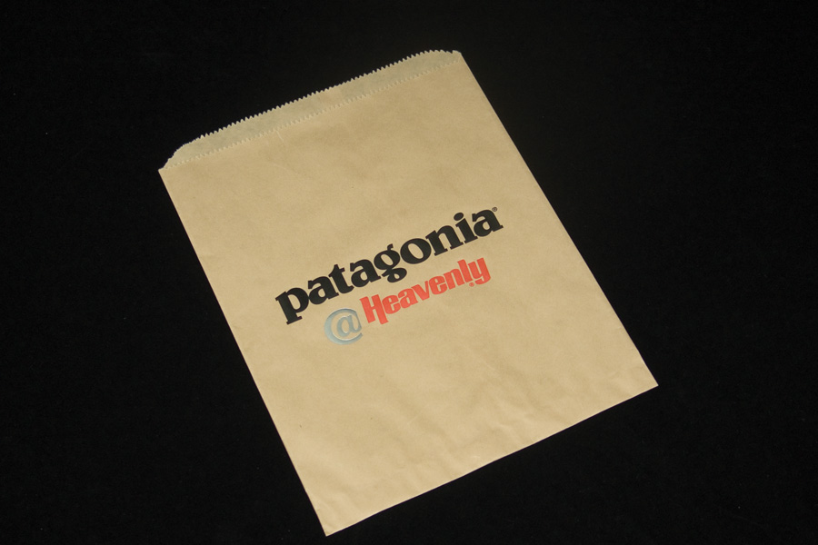 Custom Printed Printed  Hot Stamped Paper Merchandise Bags - Patagonia
